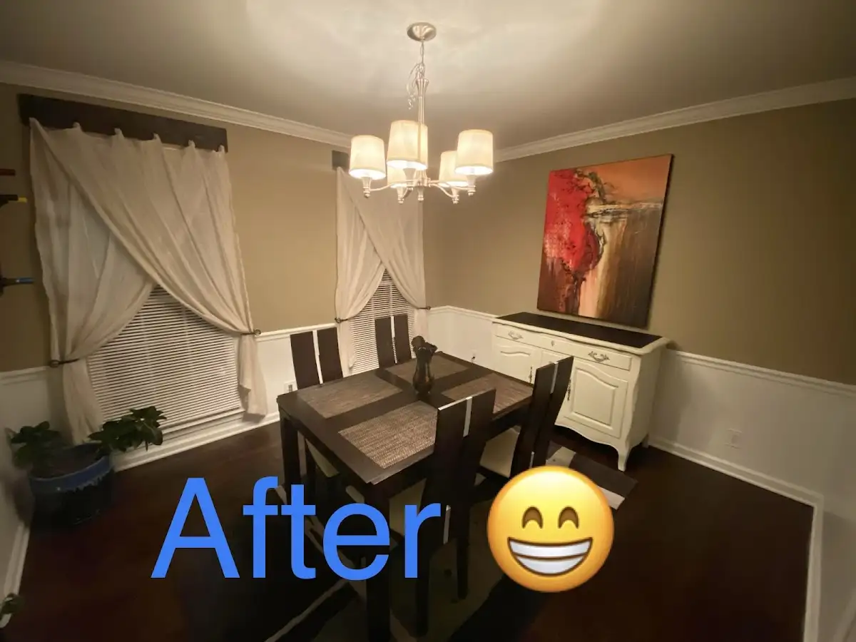 Professional dining room restoration after water damage in Decatur